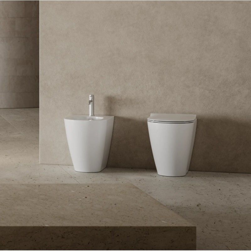 CENTRICA Vaso a terra TRASLATO Vortex Hatria BIANCO HATRIA - 1