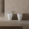 CENTRICA Floor standing vase TRANSLATED Vortex Hatria WHITE HATRIA - 1