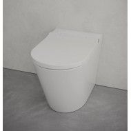 WC au sol H-SMART RIMLESS avec siège chauffant et télécommande Hatria BLANC HATRIA - 1
