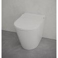H-SMART RIMLESS floor-standing toilet with heated seat and Hatria remote control WHITE HATRIA - 1