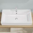 BAHIA 13 Waschbecken 80X36,5 Einloch mit überlauf Weiss HATRIA HATRIA - 1