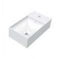 BAHIA 13 Hand basin 45X25 Single hole with overflow White HATRIA HATRIA - 1