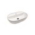 HAPPY HOUR SLIM Countertop washbasin 12:00 MF S single hole without overflow 57X38 HATRIA HATRIA - 3