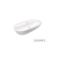 HAPPY HOUR SLIM Countertop washbasin 21:00 MF S single hole without overflow 75X38 HATRIA HATRIA - 3
