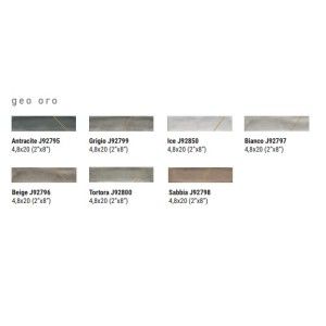 CRUDA ICE MOSAIQUE GEO ORO 4,8x20 - CERAMICA RONDINE J92850 CERAMICA RONDINE - 1