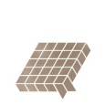 CRUDA SABBIA MOSAIC BASKET R9 27,6x24,2 - CERAMICA RONDINE J92763 CERAMICA RONDINE - 1
