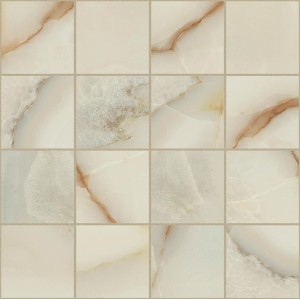 BIJOUX ONYX BLANCHE GLOSSY 6MM MOSAIQUE  7,5X7,5  - LUXURY DESIGN FLORIM 767615 FLORIM LUXURY DESIGN - 1