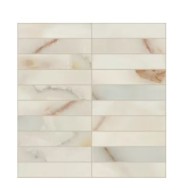 BIJOUX ONYX BLANCHE GLOSSY MOSAIC  3X15 - LUXURY DESIGN FLORIM 767569 FLORIM LUXURY DESIGN - 1