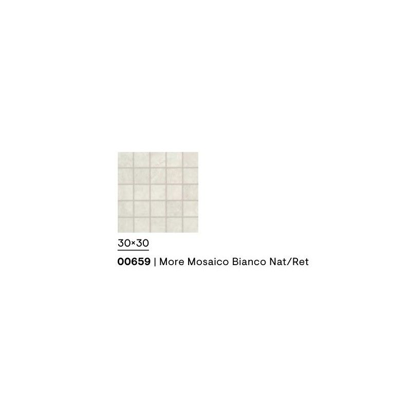 MORE MOSAIC BIANCO NATURAL SQ 30X30 - CERAMICHE PIEMME 00659 PIEMME CERAMICHE - 1