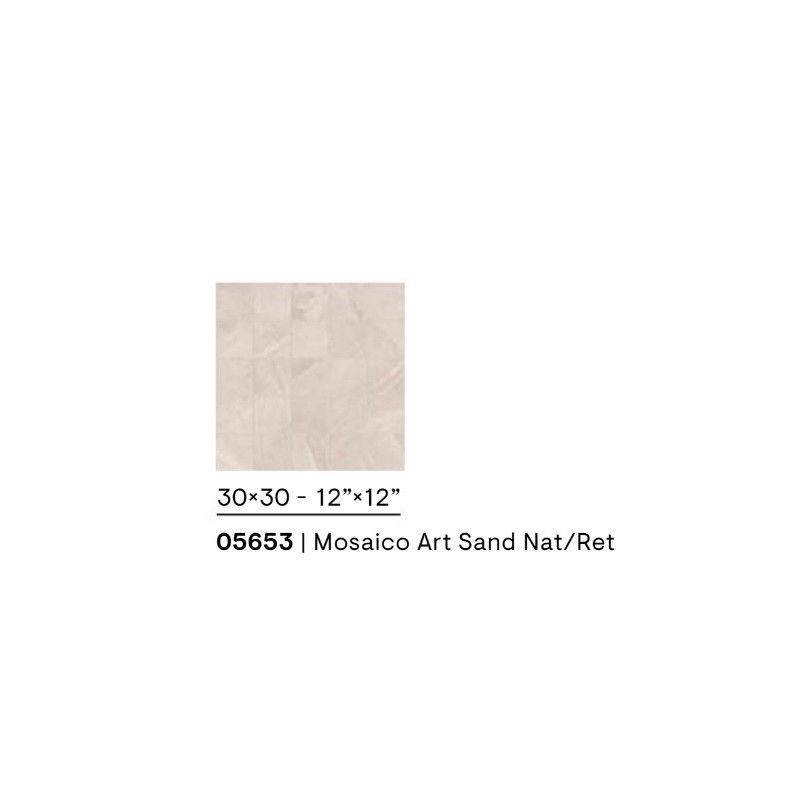 ARTDESIA 2 MOSAIK SAND NATURAL SQ 30X30 - CERAMICHE PIEMME 05653 PIEMME CERAMICHE - 1