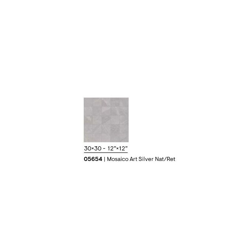 ARTDESIA 2 MOSAIK SILVER NATURAL SQ 30X30 - CERAMICHE PIEMME 05654 PIEMME CERAMICHE - 1