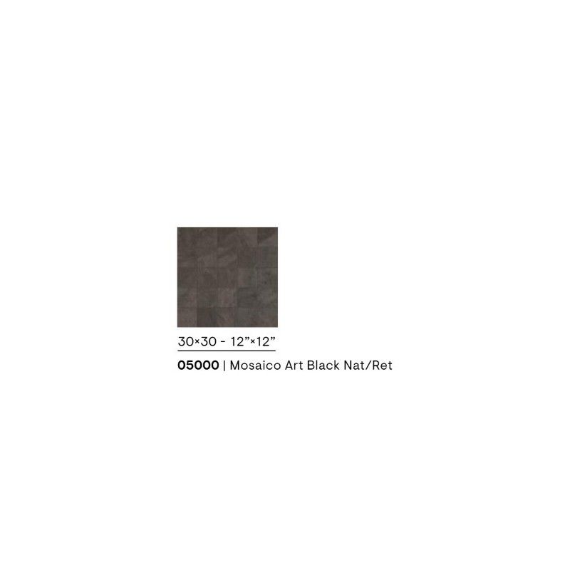 ARTDESIA 2 MOSAIK BLACK NATURAL SQ 30X30 - CERAMICHE PIEMME 05000 PIEMME CERAMICHE - 1