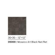 ARTDESIA 2 MOSAIK BLACK NATURAL SQ 30X30 - CERAMICHE PIEMME 05000 PIEMME CERAMICHE - 1
