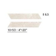 LIMESTONE CHEVRON ITALIAN WHITE POLIERT SQ 10X53 - CERAMICHE PIEMME 05554 PIEMME CERAMICHE - 1