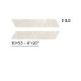 LIMESTONE CHEVRON ITALIAN WHITE POLIERT SQ 10X53 - CERAMICHE PIEMME 05554 PIEMME CERAMICHE - 1