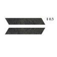 LIMESTONE CHEVRON BELGIUM BLACK POLIERT SQ 10X53 - CERAMICHE PIEMME 05557 PIEMME CERAMICHE - 1
