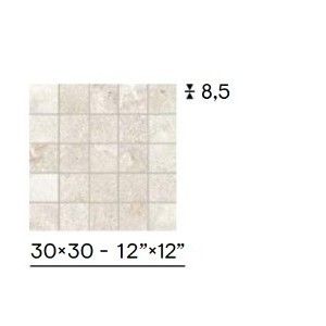 ILIMESTONE ITALIAN WHITE MOSAIQUE MIX BRILLANT 30X30 NATUREL - CERAMICHE PIEMME 05586 PIEMME CERAMICHE - 1
