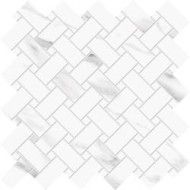 TELE DI MARMO  30X30 MOSAIK INTRECCI STATUARIO MICHELANGELO FULL GELAEPPT - EMILCERAMICA  EEHQ EMILCERAMICA - 1