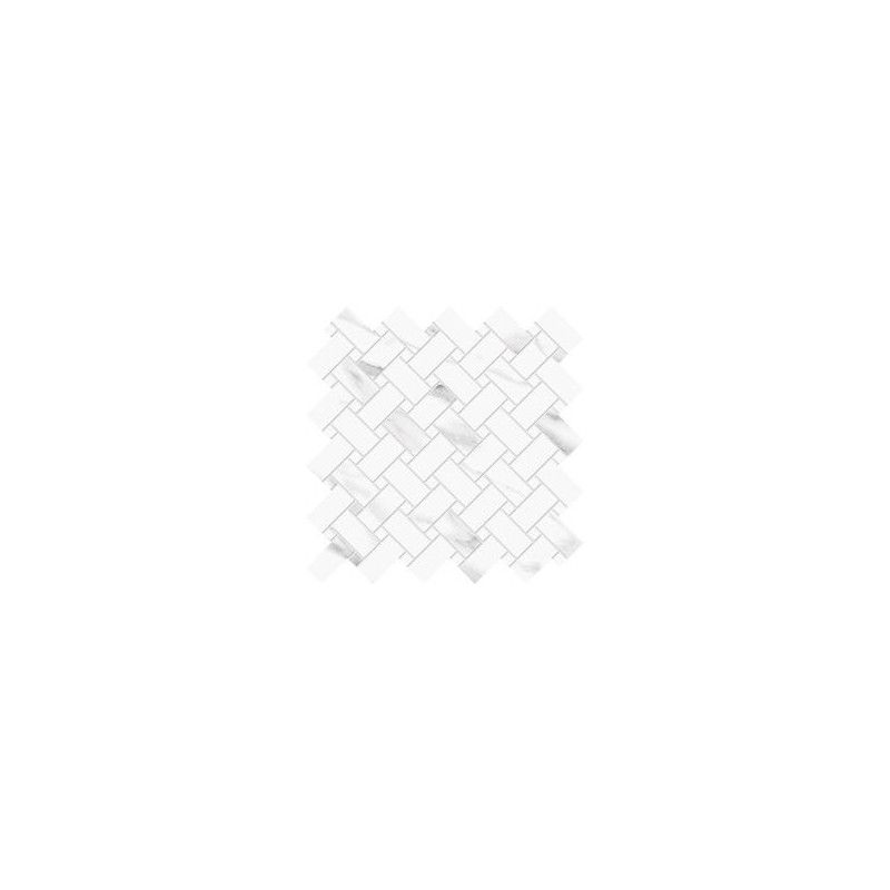 TELE DI MARMO 30X30 MOSAIK INTRECCI STATUARIO MICHELANGELO SQ - EMILCERAMICA EDT9 T305M0R EMILCERAMICA - 1