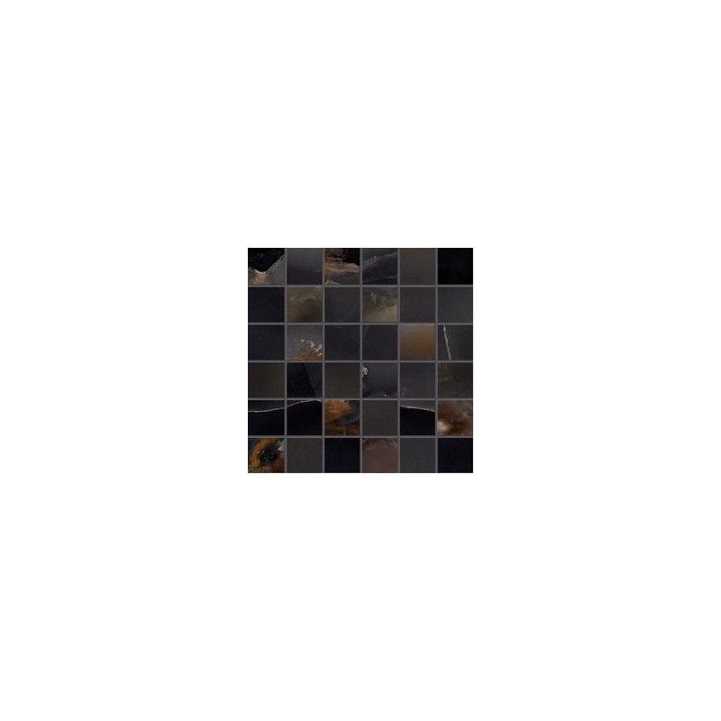 TELE DI MARMO ONYX  30X30 ONYX MOSAIK 5X5  BLACK SILKTECH - EMILCERAMICA  EKYS EMILCERAMICA - 1