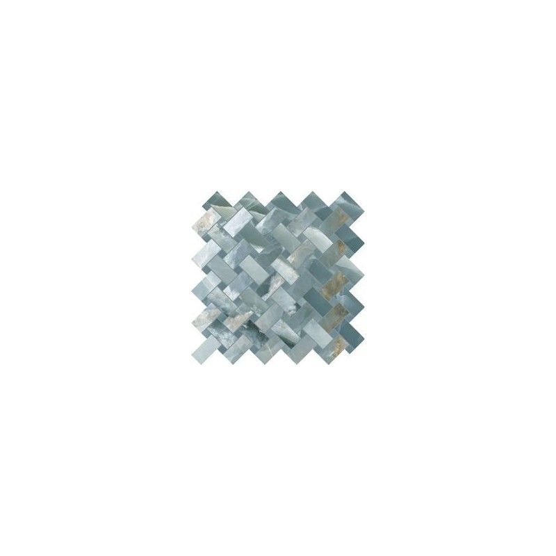 TELE DI MARMO ONYX  30X30 ONYX INTRECCI  GREEN FULL LAPPATO - EMILCERAMICA  EKZS EMILCERAMICA - 1