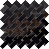 TELE DI MARMO ONYX  30X30 ONYX INTRECCI  BLACK SILKTECH - EMILCERAMICA  EKZH EMILCERAMICA - 1