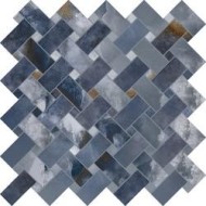 TELE DI MARMO ONYX  30X30 ONYX INTRECCI  BLUE SILKTECH - EMILCERAMICA  EKZM EMILCERAMICA - 1