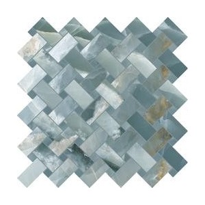TELE DI MARMO ONYX  30X30 ONYX INTRECCI  GREEN SILKTECH - EMILCERAMICA  EKZL EMILCERAMICA - 1