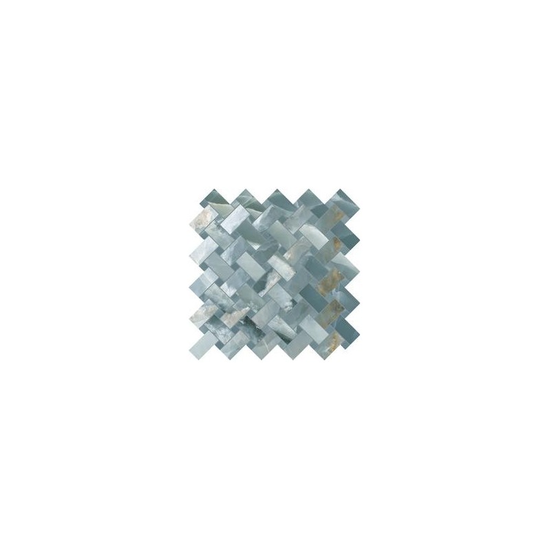 TELE DI MARMO ONYX  30X30 ONYX INTRECCI  GREEN SILKTECH - EMILCERAMICA  EKZL EMILCERAMICA - 1