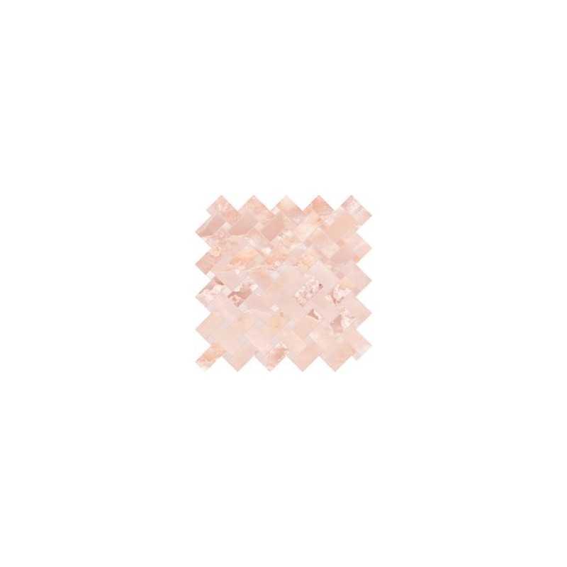 TELE DI MARMO ONYX  30X30 ONYX INTRECCI  PINK SILKTECH - EMILCERAMICA  EKZJ EMILCERAMICA - 1