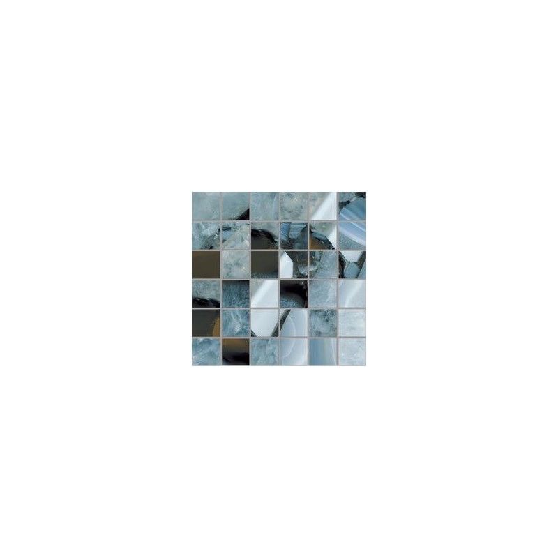 TELE DI MARMO PRECIOUS  30X30  MOSAIK 5X5 AGATE AZURE FULL GELAEPPT - EMILCERAMICA  EM4X EMILCERAMICA - 1