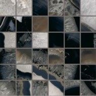 TELE DI MARMO PRECIOUS  30X30  MOSAIC 5X5 AGATE BLACK FULL LAPPED - EMILCERAMICA  EM4V EMILCERAMICA - 1