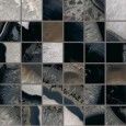 TELE DI MARMO PRECIOUS  30X30  MOSAIC 5X5 AGATE BLACK FULL LAPPED - EMILCERAMICA  EM4V EMILCERAMICA - 1