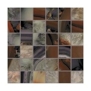 TELE DI MARMO PRECIOUS  30X30  MOSAIQUE 5X5 AGATE BROWN FULL ROCHÉ - EMILCERAMICA  EM4W EMILCERAMICA - 1