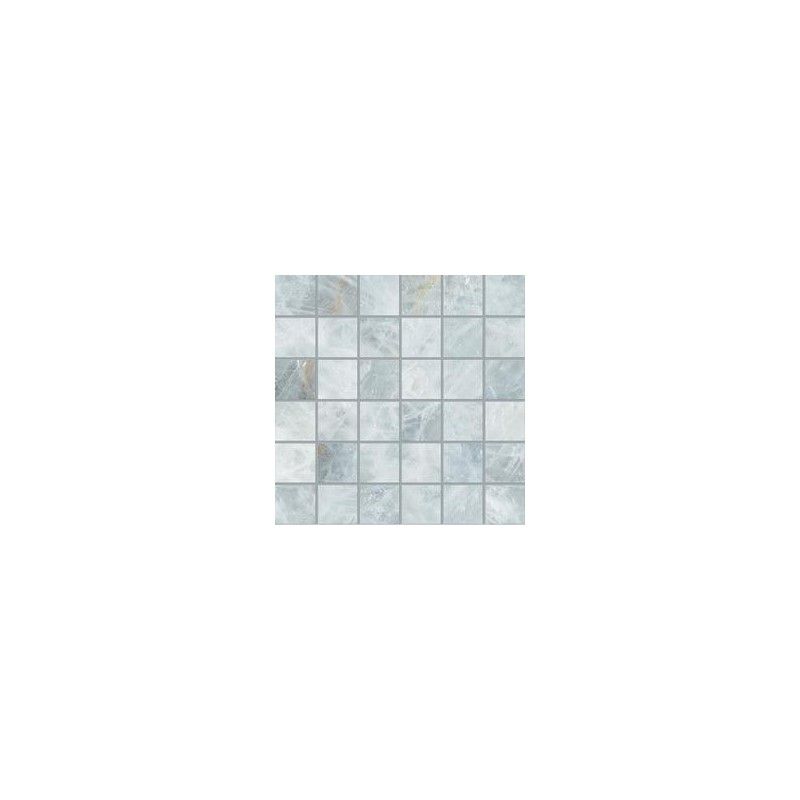 TELE DI MARMO PRECIOUS  30X30  MOSAIC 5X5 CRYSTAL AZURE FULL LAPPED - EMILCERAMICA  ELVE EMILCERAMICA - 1