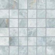 TELE DI MARMO PRECIOUS  30X30  MOSAIQUE 5X5 CRYSTAL AZURE SILKTECH - EMILCERAMICA  ELV9 EMILCERAMICA - 1