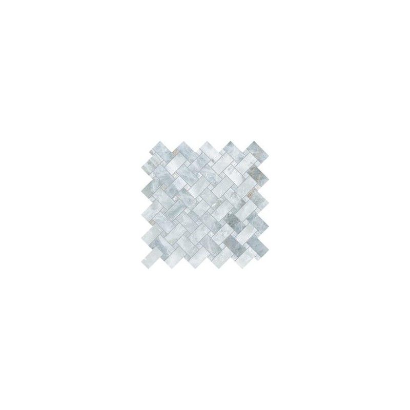 TELE DI MARMO PRECIOUS  30X30  INTRECCI CRYSTAL AZURE SILKTECH - EMILCERAMICA  ELVJ EMILCERAMICA - 1