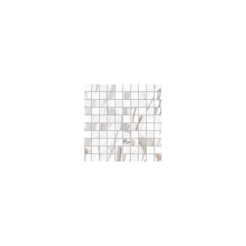 TELE DI MARMO RELOADED  30X30  MOSAICO 3X3 CALACATTA GOLD CANOVA FULL LAPPATO - EMILCERAMICA  E0QS EMILCERAMICA - 1