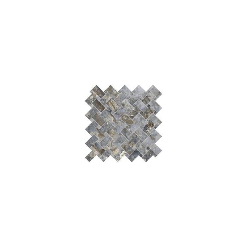 TELE DI MARMO REVOLUTION  30X30  INTRECCI BLU ANDE FULL LAPPATO - EMILCERAMICA  EHPN EMILCERAMICA - 1