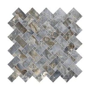 TELE DI MARMO REVOLUTION  30X30  INTRECCI BLU ANDE NATUREL - EMILCERAMICA  EHPH EMILCERAMICA - 1