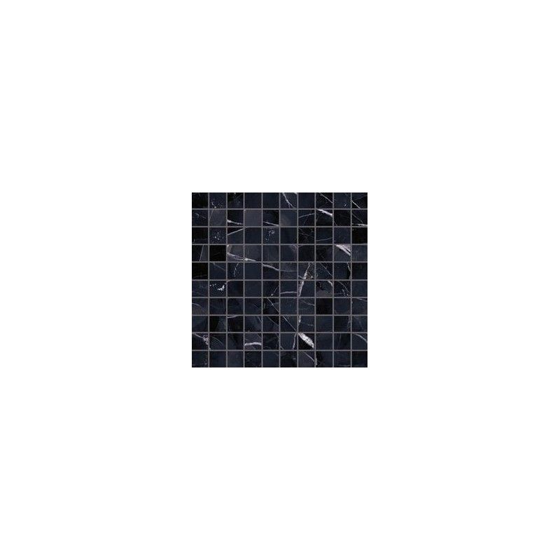 TELE DI MARMO REVOLUTION  30X30  MOSAICO 3X3 CALACATTA BLACK FULL LAPPATO - EMILCERAMICA  EHPE EMILCERAMICA - 1