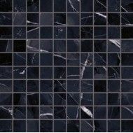 TELE DI MARMO REVOLUTION  30X30  MOSAICO 3X3 CALACATTA BLACK FULL LAPPATO - EMILCERAMICA  EHPE EMILCERAMICA - 1