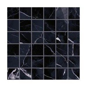 TELE DI MARMO REVOLUTION  30X30  MOSAIQUE 5X5 CALACATTA BLACK NATUREL - EMILCERAMICA  EHNY EMILCERAMICA - 1