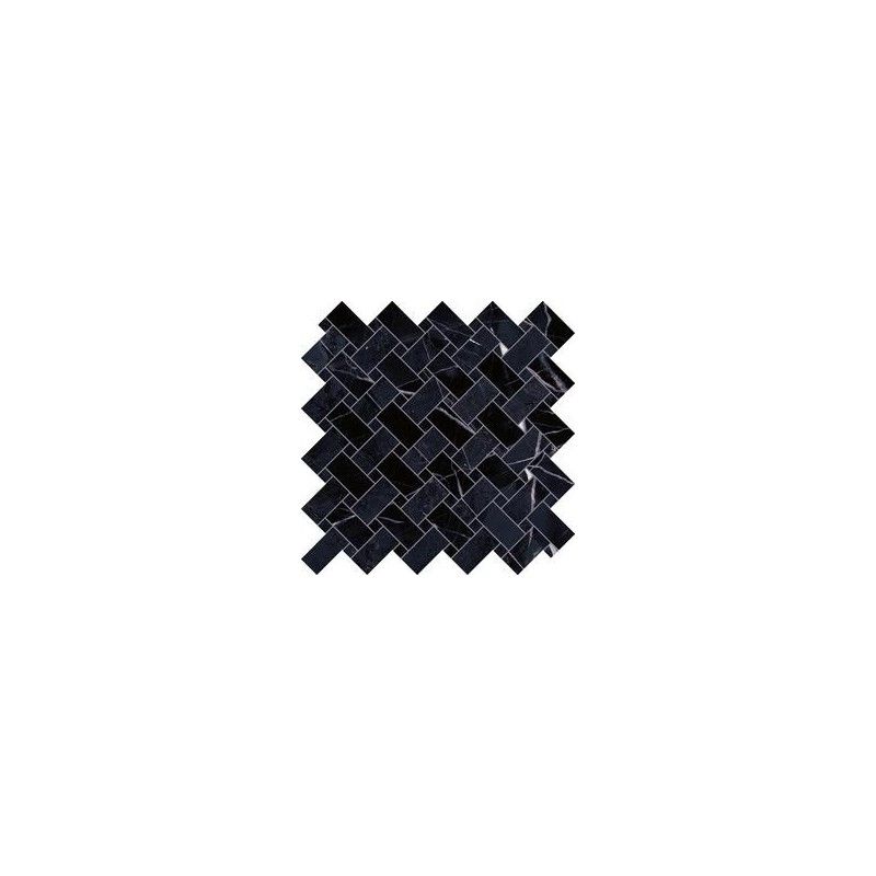 TELE DI MARMO REVOLUTION  30X30  INTRECCI CALACATTA BLACK FULL GELAEPPT - EMILCERAMICA  EHPQ EMILCERAMICA - 1