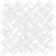 TELE DI MARMO REVOLUTION  30X30  INTRECCI THASSOS FULL GELAEPPT - EMILCERAMICA  EHPM EMILCERAMICA - 1
