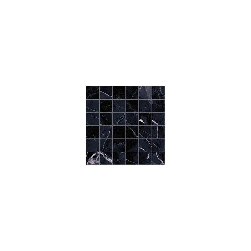 TELE DI MARMO REVOLUTION  30X30  MOSAIK 5X5 CALACATTA BLACK FULL GELAEPPT - EMILCERAMICA  EHP3 EMILCERAMICA - 1