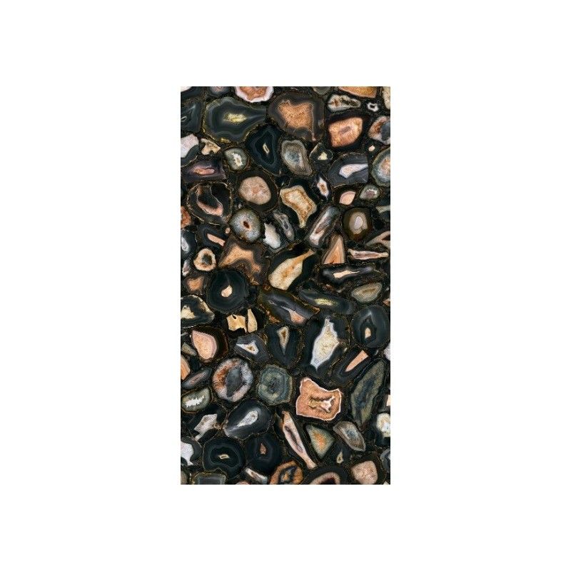 MYSTIC LUXE BLACK  SEA GOLD SATIN 6MM 120X280 SQ - LUXURY DESIGN FLORIM CERAMICHE 779917 LUXURY DESIGN FLORIM CERAMICHE - 1