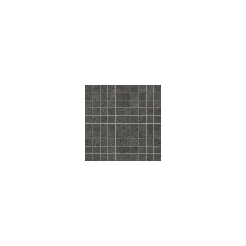 CORNERSTONE 30X30 MOSAICO SLATE I304F9R BLACK RETTIFICATO - ERGON EMILGROUP E2ST ERGON EMILGROUP - 1