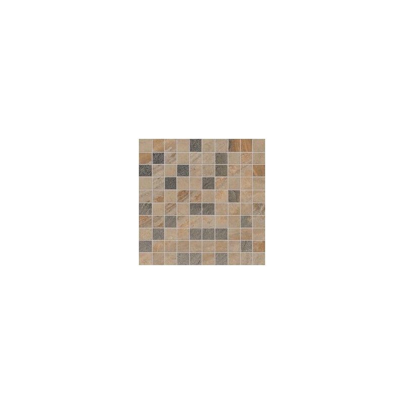 CORNERSTONE 30X30 MOSAICO SLATE I304F2R MULTICOLOR RETTIFICATO - ERGON EMILGROUP E2RC ERGON EMILGROUP - 1