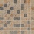CORNERSTONE 30X30 MOSAICO SLATE I304F2R MULTICOLOR RETTIFICATO - ERGON EMILGROUP E2RC ERGON EMILGROUP - 1